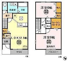 メゾネット・ボナール 101 ｜ 茨城県日立市鮎川町１丁目（賃貸アパート2LDK・2階・74.82㎡） その2