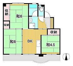 ビレッジハウス十王1号棟 204 ｜ 茨城県日立市十王町伊師本郷（賃貸マンション3DK・2階・53.08㎡） その2