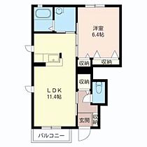 ヴォーン 102 ｜ 茨城県日立市大沼町１丁目（賃貸アパート1LDK・1階・43.09㎡） その2