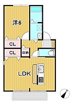 セジュールイマハシII 205 ｜ 茨城県日立市多賀町３丁目（賃貸アパート1LDK・2階・45.15㎡） その2