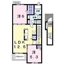 コンフォール　A 202 ｜ 茨城県常陸太田市磯部町（賃貸アパート2LDK・2階・57.32㎡） その2