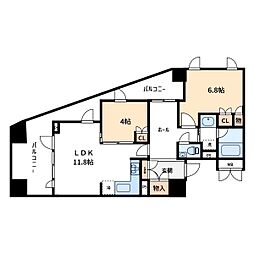 アトラス葛西 2LDKの間取図画像