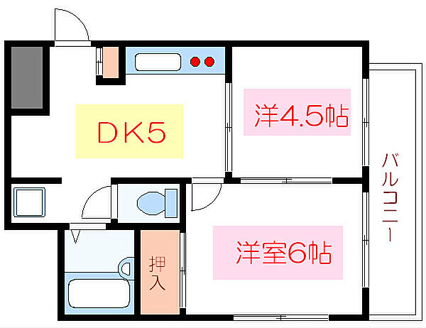 東京都墨田区東駒形４丁目(賃貸マンション2K・3階・35.00㎡)の写真 その2