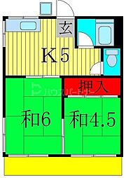 間取図画像 2K
