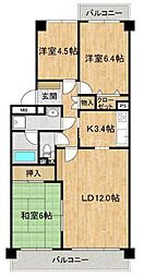 間取図画像 3LDK