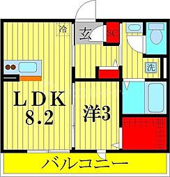 間取図画像 1LDK