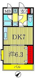 間取図画像 1DK