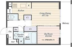 間取図画像 1LDK