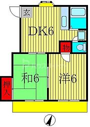 間取図画像 2DK