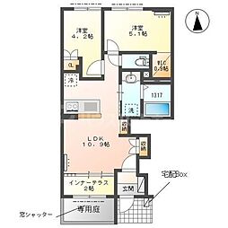 Glanz -グランツ- 2LDKの間取図画像