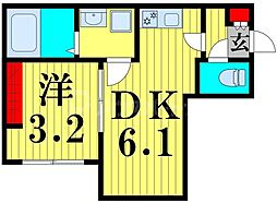 間取図画像 1DK