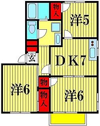 間取図画像 3DK