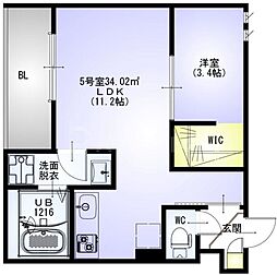 REGALEST NEXTERA 1LDKの間取図画像