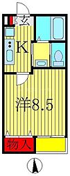 SOLEILCOPAIN 1Kの間取図画像