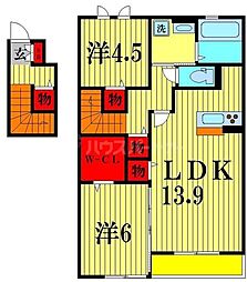 フォレステージD 2階