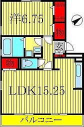 ブエナビスタ 1LDKの間取図画像