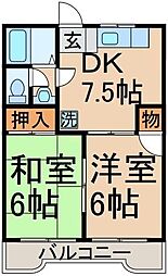 間取図画像 2DK