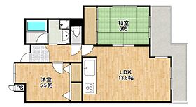 グランドムール宝塚売布南  ｜ 兵庫県宝塚市小浜5丁目（賃貸マンション2LDK・4階・58.40㎡） その2