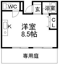 ビオレータ宝塚  ｜ 兵庫県宝塚市川面3丁目（賃貸マンション1R・1階・20.20㎡） その2