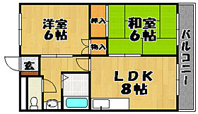 サカセイーストビル  ｜ 兵庫県宝塚市伊孑志2丁目（賃貸マンション2LDK・4階・46.96㎡） その2