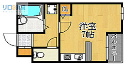 マンションゆう ワンルームの間取図画像