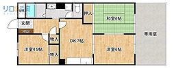 ル・シエール小林 3DKの間取図画像