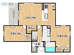 物件の間取り