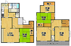 物件の間取り