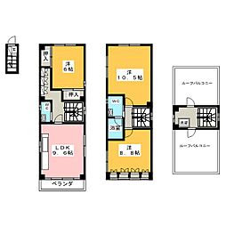 レジェンドしもうま 3LDKの間取図画像