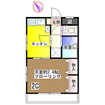 ウイング西千葉 2C ｜ 千葉県千葉市中央区松波4丁目（賃貸マンション1K・2階・29.12㎡） その2