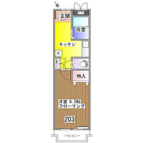 椿森レジデンス 203 ｜ 千葉県千葉市中央区椿森1丁目（賃貸マンション1K・2階・23.91㎡） その2