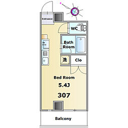 間取図画像 ワンルーム