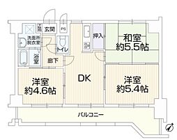 エクセル橋本南 3DKの間取図画像