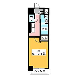 HT'SaSaLa 1Kの間取図画像
