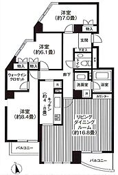 間取図画像 3LDK