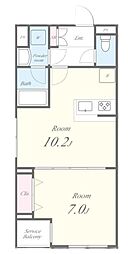 Residence Koenji Square 1LDKの間取図画像