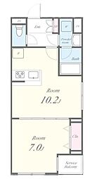Residence Koenji Square 1LDKの間取図画像