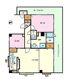 パークサイド白鳳代々木公園 3LDKの間取図画像