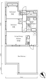 S.E.S. 2LDKの間取図画像