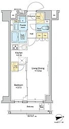 RESIDENCEKLENJI 1LDKの間取図画像