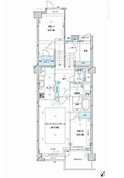 参宮橋マンション 2LDKの間取図画像