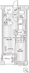CITYCURRENT目黒学芸大学 1LDKの間取図画像