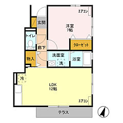 物件の間取り