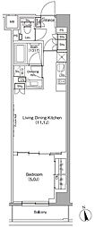 ザ・パークハビオ高円寺レジデンス 1LDKの間取図画像