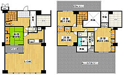 ディオ・フェルティ須磨・名谷 4LDKの間取図画像