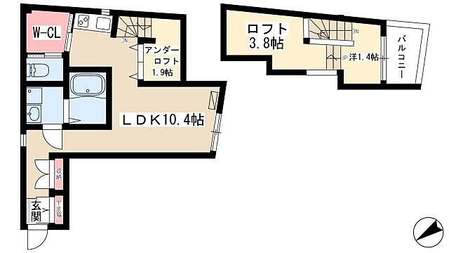 ホームズ】でお部屋探し！Tiare 1階/-[1LDK/賃料6万円/30.48㎡]賃貸