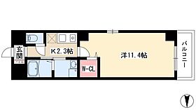 K Azur  ｜ 愛知県名古屋市中村区名駅南4丁目12-19（賃貸マンション1K・4階・33.92㎡） その2