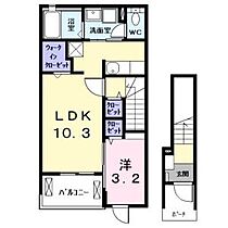 izumi1(イズミ1)  ｜ 愛知県名古屋市中村区稲葉地町2丁目62番地の1（賃貸アパート1LDK・2階・37.63㎡） その2