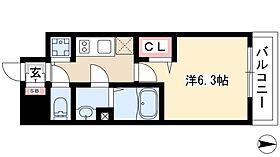 プレサンス名古屋STATIONフレア  ｜ 愛知県名古屋市中村区亀島2丁目5-21（賃貸マンション1K・2階・22.17㎡） その2