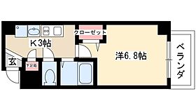 クレストステージ名駅  ｜ 愛知県名古屋市中村区竹橋町33-6（賃貸マンション1K・4階・23.97㎡） その2